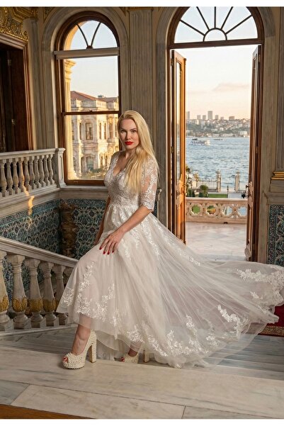 E&L Company El yapımı 11,5cm incili taşlı. Harikulade İşçilik.