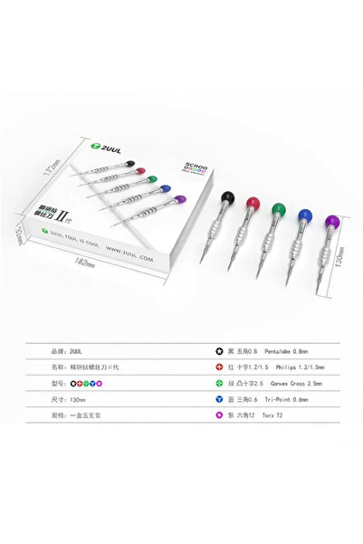 2uul SD92 5'li Tornavida Seti