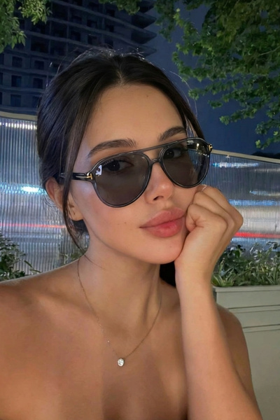 PROTCO Unisex Füme Damla Model Güneş Gözlüğü | UV400 Koruma