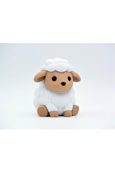 BytexStore Pofuduk Meli – 3D Baskılı Örme Koyun Figür | Dekoratif Hediyelik