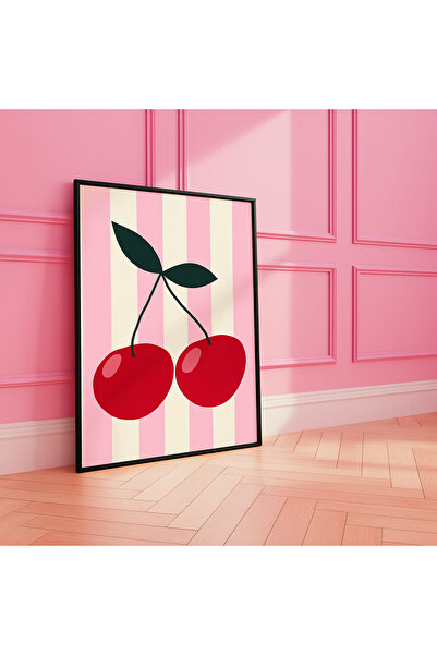 NT Handmade Ламинирана рамка PVC защитен черешов мотив UV печат MDF стена изк...