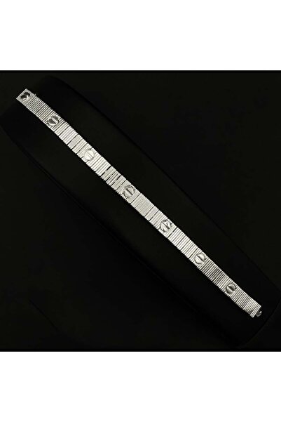 Generic LOVE Unlimited flexible silver-tone bracelet, special edition, with c...