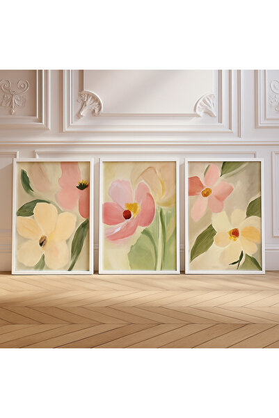 NT Handmade Set de pictură murală din MDF, cu cadru laminat, protejat cu PVC,...