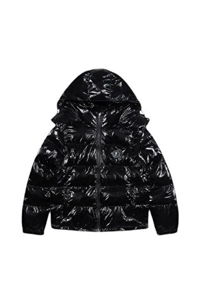 Elancee Shiny Trap Jacket with Hood
