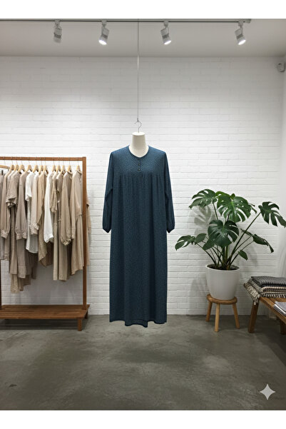 fariza tekstil Straight Robe Viscose Hijab Dress