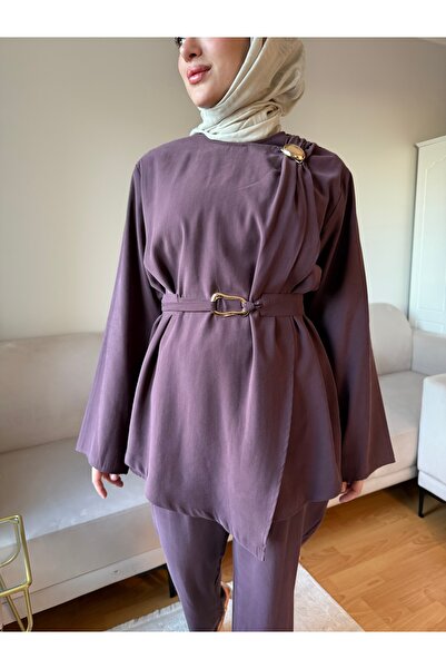 El Amira Aurelia Gold Tokalı Kemerli İkili Takım