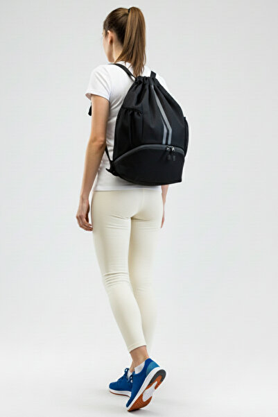 LULALU Ayakkabı Bölmeli Fitness Kadın Spor Sırt Çantası - Su Geçirmez Kumaş G...