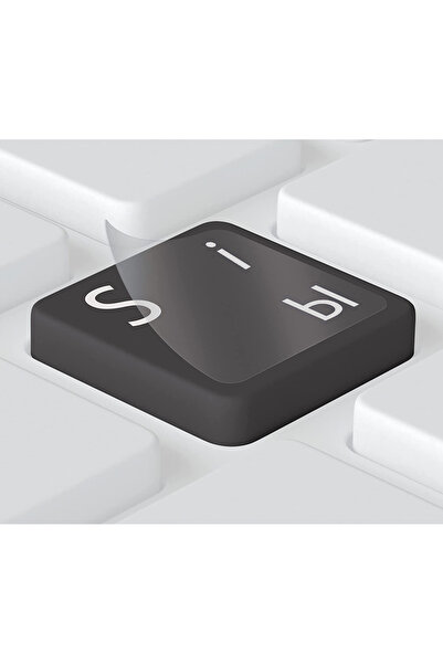 Comet ملصق لوحة المفاتيح الروسية - ملصقات حروف أبجدية روسية شفافة ولامعة - لو...