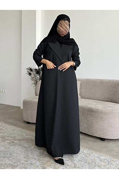 OLGA-ABAYA عباية عصرية وآنيقة من آولجا بجيوب القماش لنن بلمعة شتوي قصة العباي...