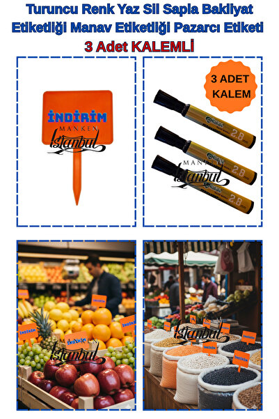 Manken İstanbul 10 bucăți pixuri de scris cu ștergător de scris, etichete de ...