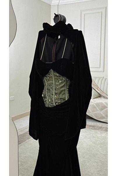 Special-DIARA Ivory velvet dress