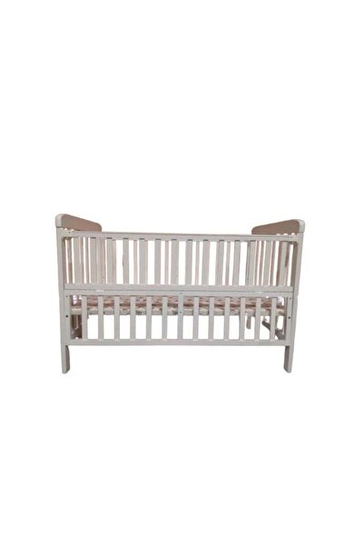 Baby Star Wooden Baby Bed 130x70 cm - White