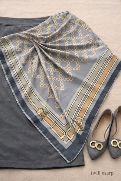 MİNELEŞARP34 Μαντήλι από ύφασμα Mineleşarp twil, αθλητικό μαντήλι