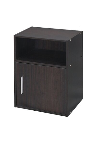 OEM Brown Nightstand with Shelf and Door 36x28x50cm