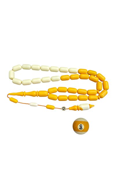 LEBLEBİ TESBİH Mehmet Erbabacan Master No. 09 Billiard Ball Prayer Beads Lt1479