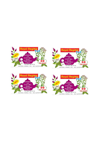 Royal شاي دايت - 4 عبوات