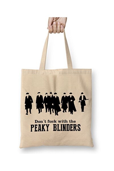 Toyaso Peaky Blinders A Little Bit Of Tommy Geantă de pânză albă Geantă de cu...