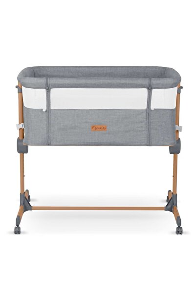 NUKIDO Pătuț pentru bebeluși, NUKIDO, 0-5 luni, 9kg, 88x61cm, reglabil, cu ro...