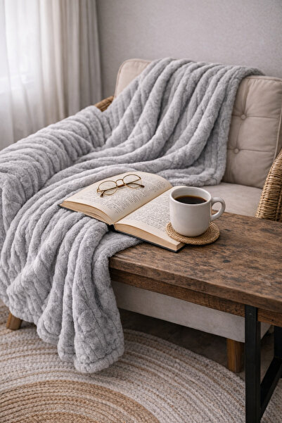 IZAHOUSE LIVING Tek Kişilik Super Soft Yumoş & Tv Battaniyesi