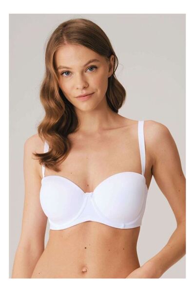 byasafkids حمالة صدر كلاسيكية يومية بدون حشوة وبدون أشرطة مع إسفنج ناعم