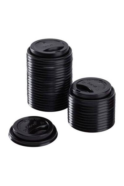 Other Black Plastic Lid 16/12 oz Pack (50 pieces)
