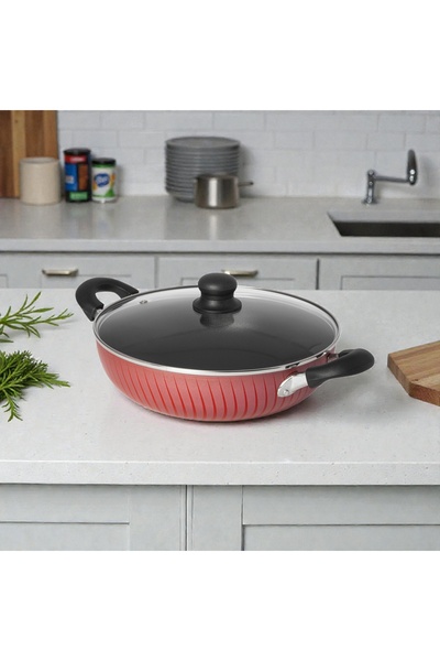 AR HOME TEFLON SHALLOW POT-26CM-3.5 LT