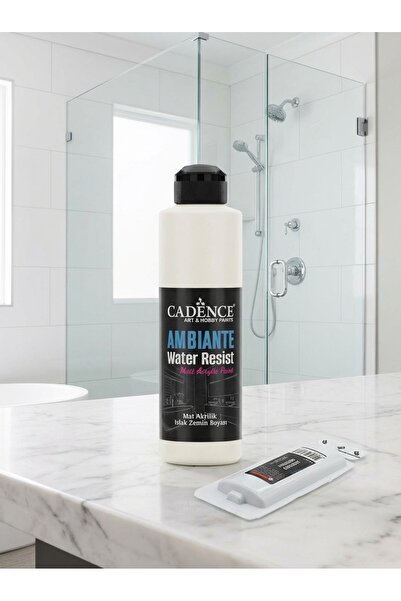 Cadence Ambiante Fayans Tezgah Boyası AW-03 Eskimiş Beyaz 250 ml Islak Zemin ...