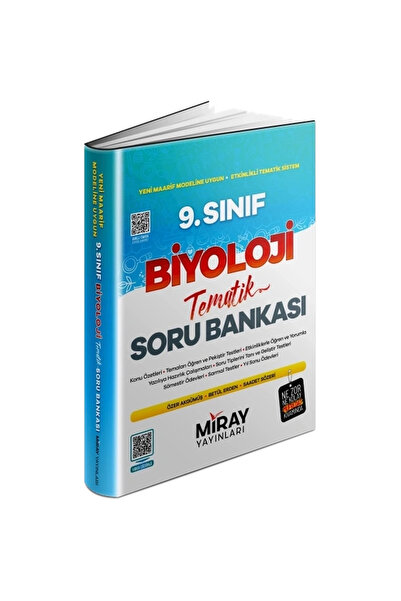 Miray Yayınları 9. Sınıf Biyoloji Tematik Soru Bankası 2026 Model Maarif Sistem