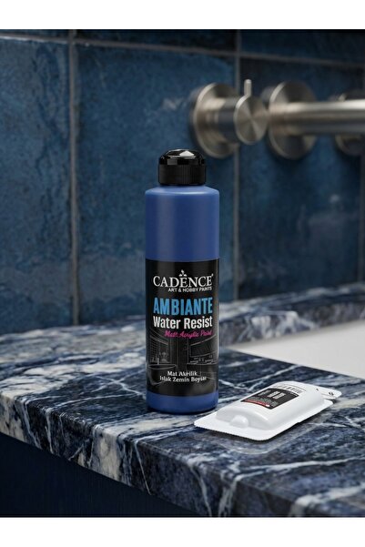 Cadence Ambiante Fayans Tezgah Boyası AW-10 Okyanus 250 ml Islak Zemin Suya D...