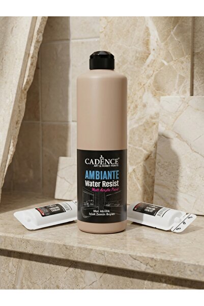 Cadence Ambiante Fayans Tezgah Boyası AW-16 Karton 500 ml Islak Zemin Suya Da...