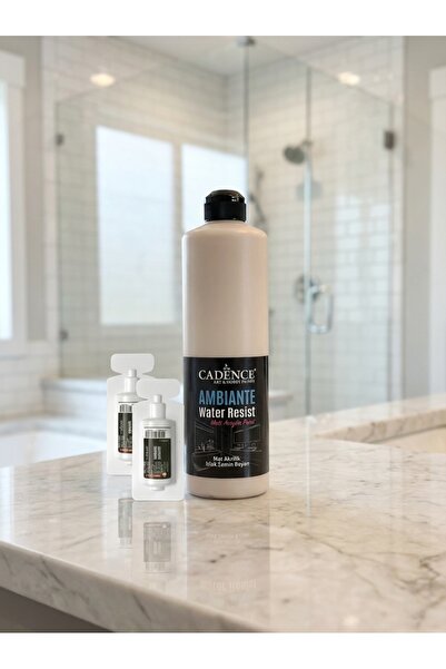 Cadence Ambiante Fayans Tezgah Boyası AW-07 Kumtaşı 500 ml Islak Zemin Suya D...