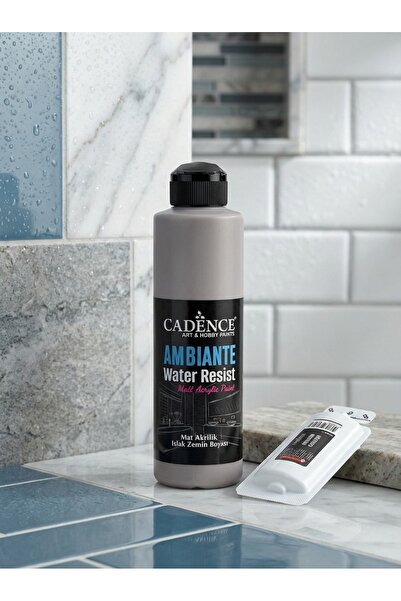 Cadence Ambiante Fayans Tezgah Boyası AW-19 Vizon Gri 250 ml Islak Zemin Suya...