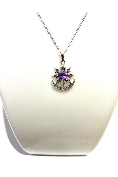 ak-ha takı tasarım Göz kamaştırıcı mor-pembe-krem renk yıldız temalı zirkon t...