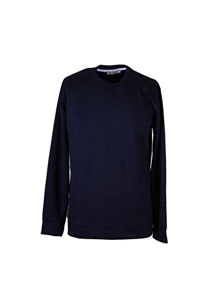 trender Basic Modal Octavian Navy Blue Men's Sweatshirt 26Yg08000054