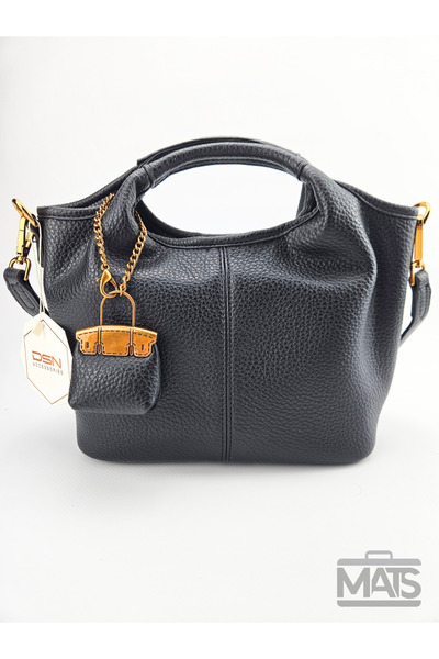 DSN Siyah Mini Çantalı El Ve Omuz Çantası