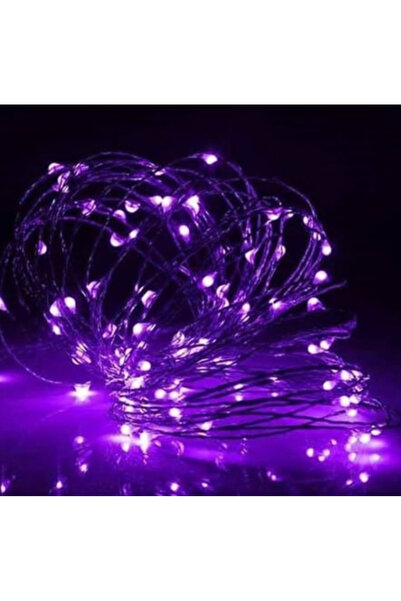 borayris 3 METRE PERİ LED PİLLİ - PİL DAHİL LİLA
