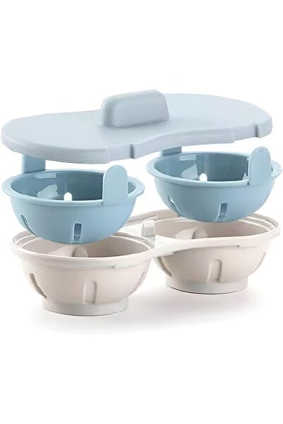 Arabest Microwave Egg Poachers,for Microwave Boiled Egg with Lid and Removabl...
