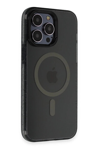 Joko غطاء حماية LVSQVR لهاتف آيفون 14 برو ماكس، غطاء تيجرا ماجسيف (83327) - أسود