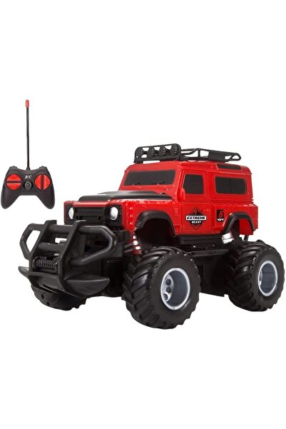 Generics Swift 1:43 Scale RC Car - High Speed Off-Road Red Land Rover