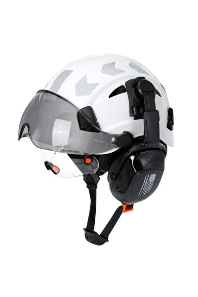 Choice6 خوذة أمان CR08 العاكسة، حاصلة على شهادة CE، مخصصة لأعمال البناء، مزود...