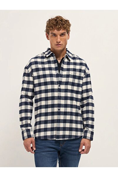 The Bear House Men's long Sleeve Shirt, breathable, soft comfort Fabric