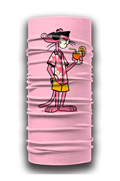 NIFF ; PEMBE PANTER Motorcu Buff Maske Outdoor Boyunluk Unisex Bandana