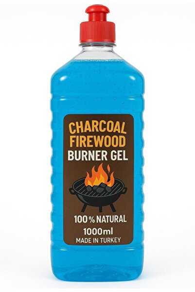 Biki جل إشعال الفحم 1000 مل - مشعل نار طبيعي سريع الاشتعال للشواء والحطب (الد...
