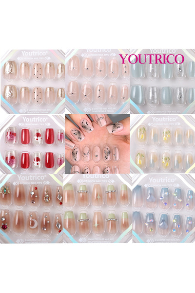Youtrico Press On False Nails,Blind box random 2 boxes