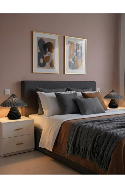 Sincara Home Mantar Abajur / Siyah Gövde🍄9 RENK