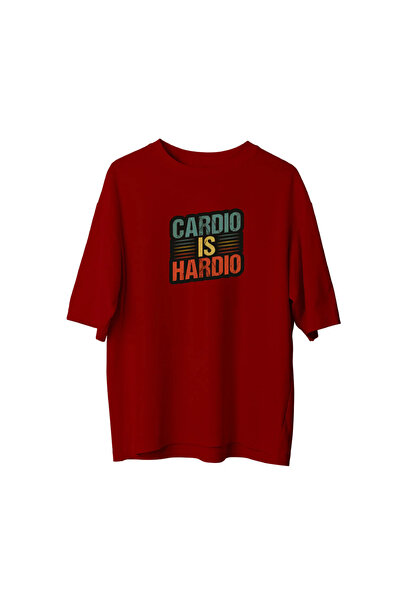 CANDLEMASTORE Cardio Is Hardio - Oversized T-Shirt