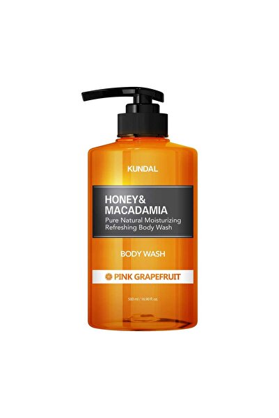 Kundal Honey & Macadamia Pink Grapefruit Body Wash | Refreshing & Moisturizin...