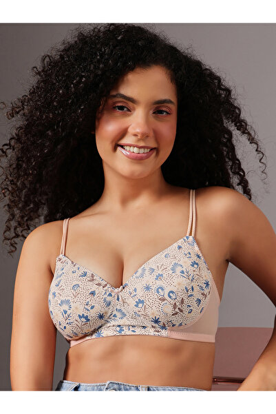 Clovia By Styli Padded Non-Wired Full Coverage Floral Print T-shirt Bra