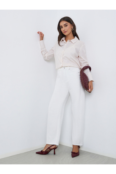 Styli Women Barrel Fit Ankle Length Jeans