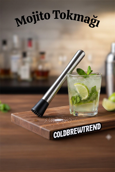 COLD BREW TREND by uğur cadırcı Professional Stainless Steel Cocktail Muddler...